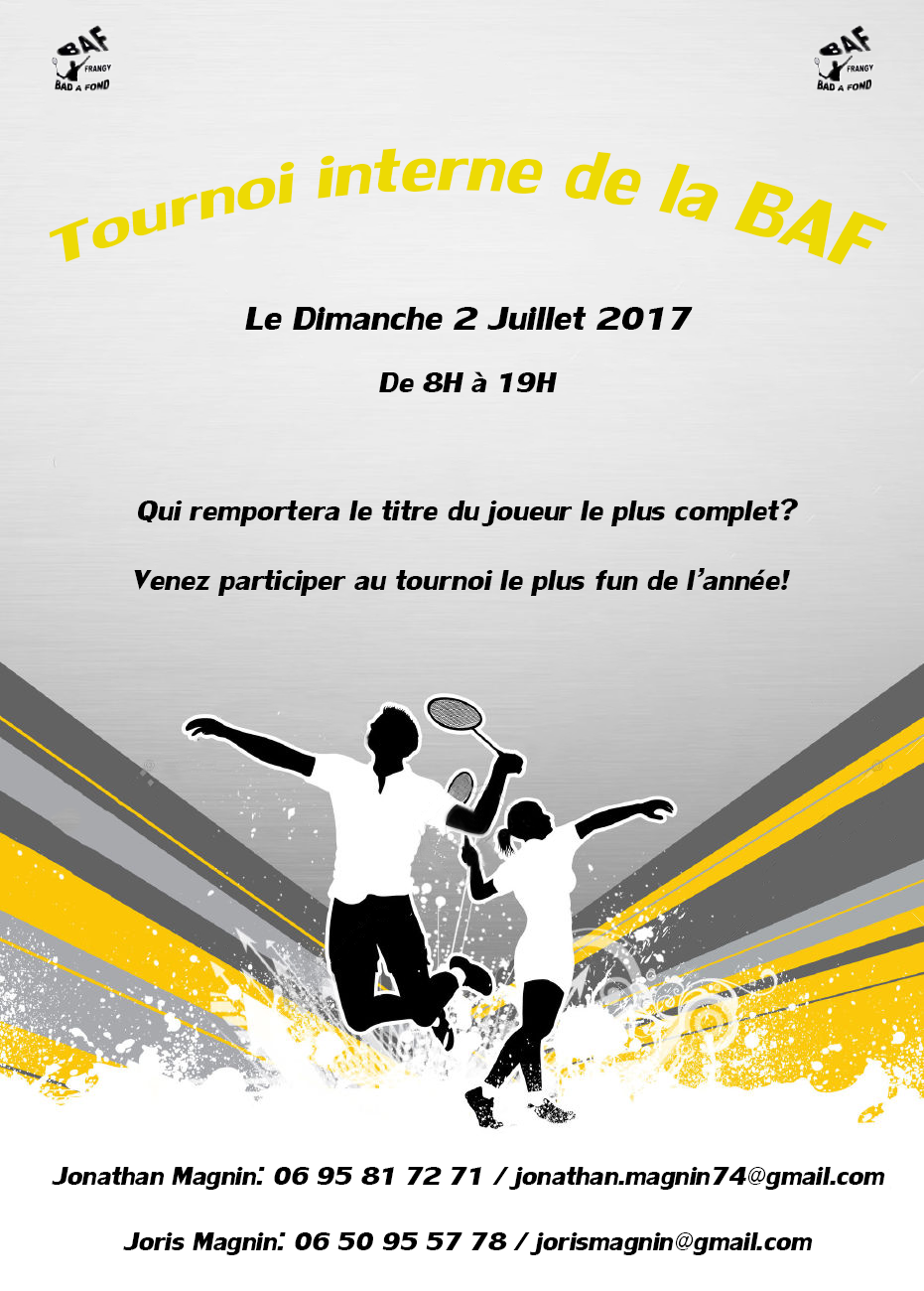 You are currently viewing Tournoi interne dimanche 2 juillet (adultes/grands ados)